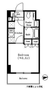 東京都新宿区荒木町【マンション】の間取り
