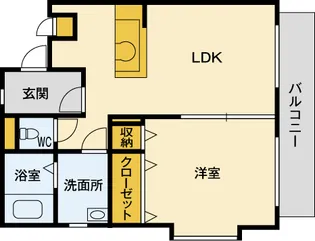 鹿児島県霧島市国分府中【マンション】の間取り