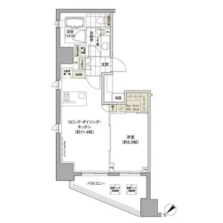 東京都渋谷区渋谷3【マンション】の間取り