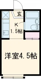 ハウス加藤【1階】の間取り