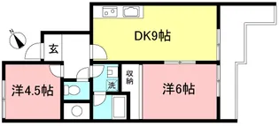 モンテフレンテ【3階】の間取り
