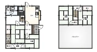 岡山県浅口市金光町占見【一戸建】の間取り
