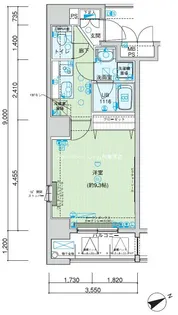 メインステージ上野【6階】の間取り
