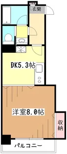 メゾンポメル小川【4階】の間取り