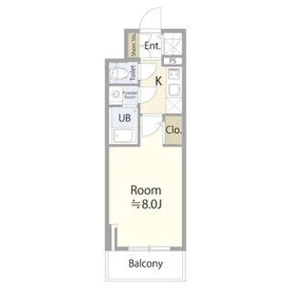 愛知県名古屋市中区千代田3【マンション】の間取り