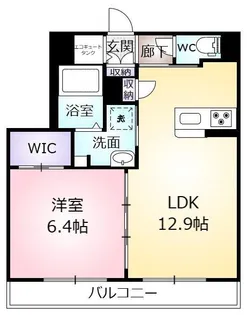 Residencia LuceRegalo Aves【1階】の間取り