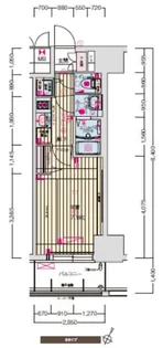 1Kの間取り画像