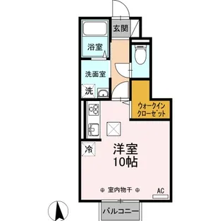 コンフォーティアス【1階】の間取り