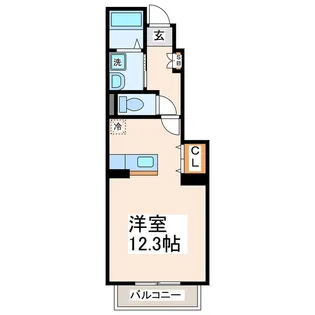 メゾン・ド・ルポス【1階】の間取り