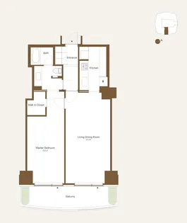 愛宕グリーンヒルズフォレストタワー【3階】の間取り