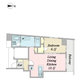 JANUS府中【2階】の間取り