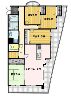サンガーデン恵美須【8階】の間取り