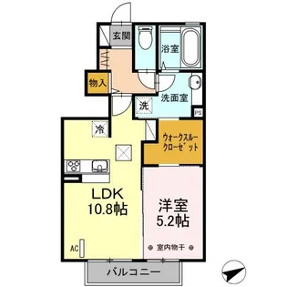 コンフォート【1階】の間取り
