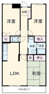 グランレーベ石孝【1階】の間取り