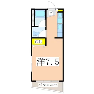 鹿児島県鹿児島市南林寺町【マンション】の間取り
