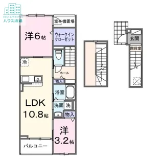 サニープレイス 古町【3階】の間取り