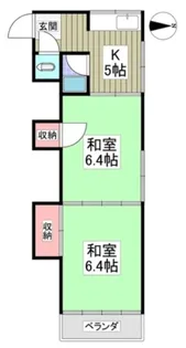 プチフィールド大間野2号棟【2階】の間取り