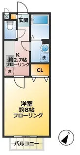 東京都西東京市保谷町3【アパート】の間取り