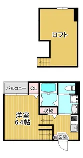 大阪府大阪市旭区大宮4【アパート】の間取り