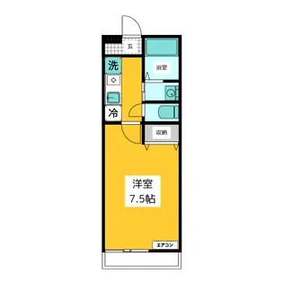 加住ハウス【2階】の間取り