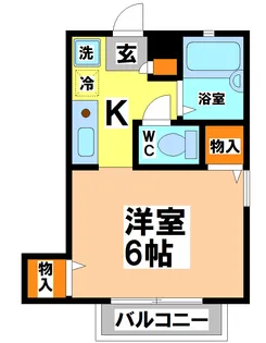 グリーンポート吉祥寺【1階】の間取り