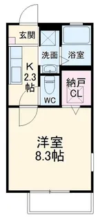 メゾンHANAMARU A棟【2階】の間取り