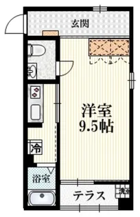 グリーン・ハイム【1階】の間取り