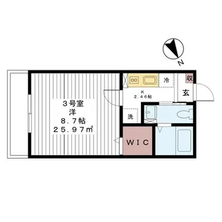 千葉県習志野市藤崎2【アパート】の間取り