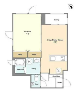 Nanpeidai HillTop House【4階】の間取り