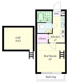 サンヴィアーレ松飛台【1階】の間取り