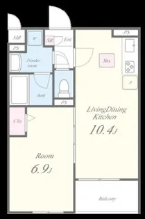 T annex【1階】の間取り