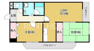 ハーモニアス北本町【7階】の間取り