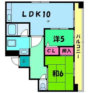 KOMAGATA MATSUI BLDG【9階】の間取り