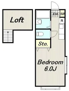 ハイツマレード【2階】の間取り