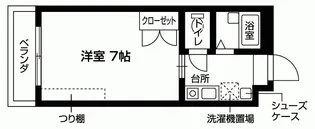Racross桃山【2階】の間取り