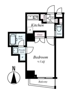 THE PREMIUM SUITE新宿下落合【3階】の間取り