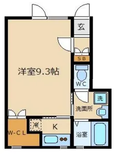 オーガスタ杉並【1階】の間取り