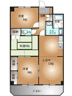 フローラハウス【5階】の間取り