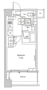 ザ・パークハビオ目黒プレイス【5階】の間取り