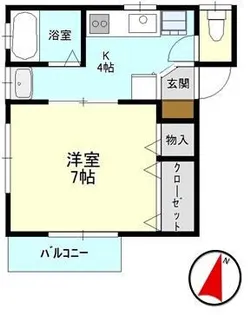ウエリントン【1階】の間取り