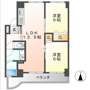 アンドウビル【1階】の間取り