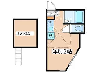 バイオレットヒルズ東館【1階】の間取り