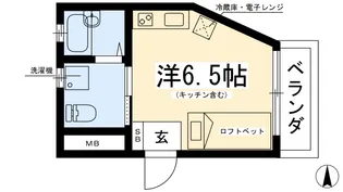 プランドール北舟岡【2階】の間取り