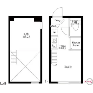 スフレS【1階】の間取り