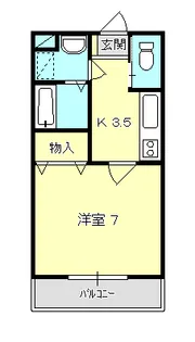 サンボックスアタゴ【3階】の間取り
