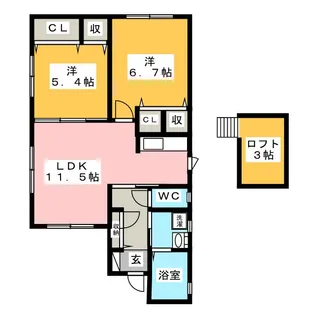 神奈川県小田原市小台【一戸建】の間取り