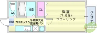 ハイツエクセルA棟【1階】の間取り
