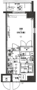 ヴェルト平井【4階】の間取り