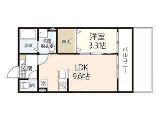 ノアールテラス清輝本町【2階】の間取り