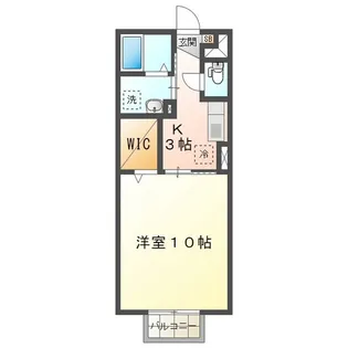 レフィナード【2階】の間取り